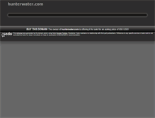 Tablet Screenshot of hunterwater.com